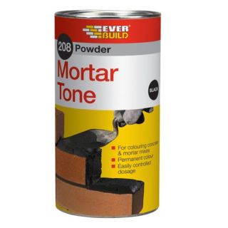 Everbuild 208 Powder Mortar    Tone Black 1kg          PMTBK1