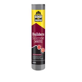 Good & Proper Builders Silicone Low Md LMN 300ml White (12/B) 31050916