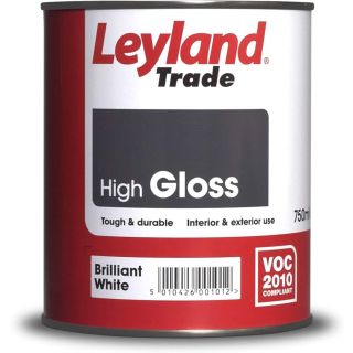 Leyland Trade High Gloss 750ml Brilliant White  264605