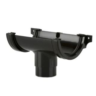 Brett BR045B 112mm Roundstyle Running Outlet Black