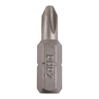 Philiips Driver Bit - S2 Grey      No.2 x 25  Pack 10   2PH25PACK