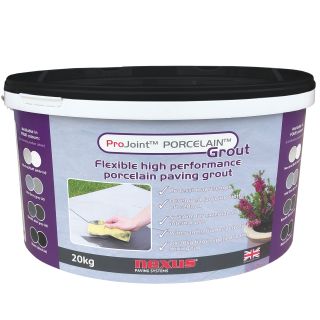 NEXUS PORCELAIN PAVING GROUT   BLACK 20KG