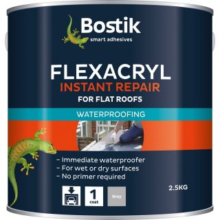Bostik Flexacryl Instant Repair For Flat Roofs