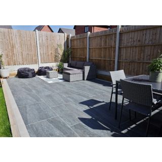 Bradstone Fooria Porcelain Pav 900x600x20mm Anthracite (1/Pk) 23902 OC