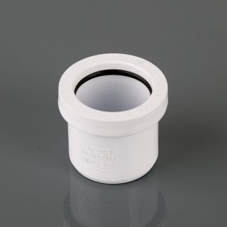 Brett W928W 40mm Push Fit Waste Pipe Reducer 40mm x 32mm White